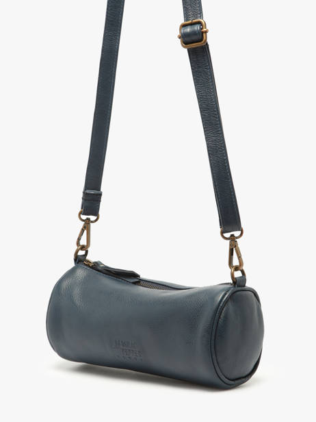 Cross Body Tas Cow Leder Basilic pepper Blauw cow BCOW87 ander zicht 2